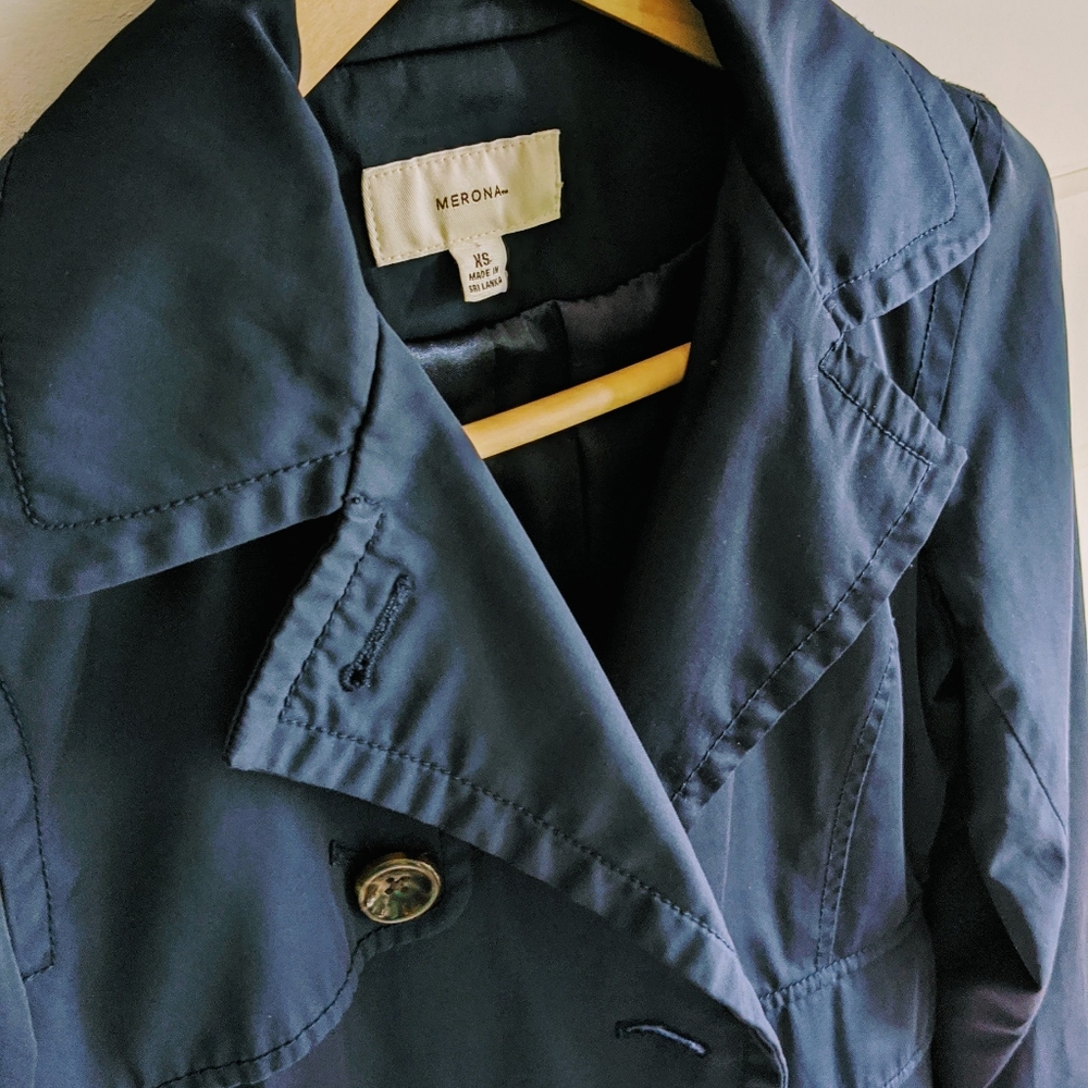 Fall Navy Blue Jacket - Picture 6 of 7